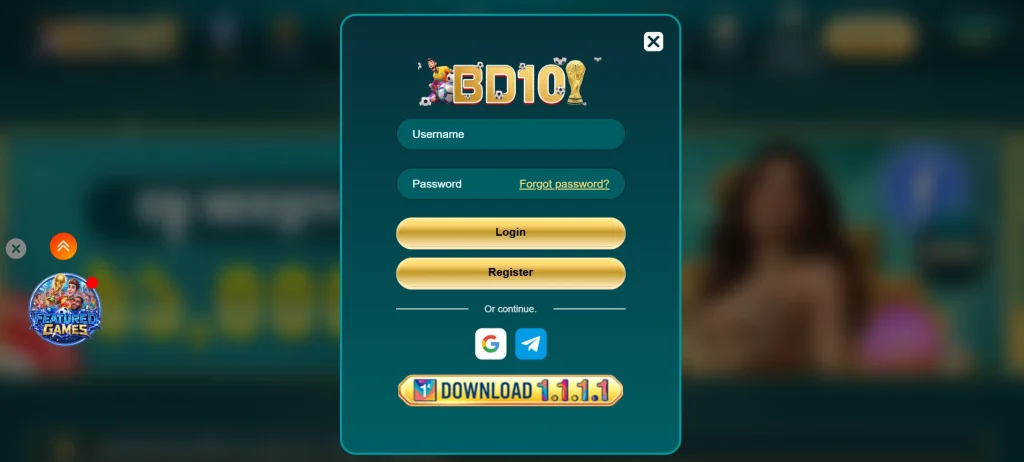 BD10 Game login