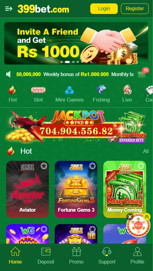 399Bet interface screenshot