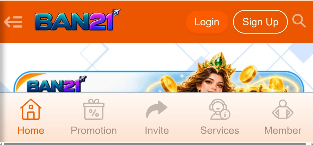 Ban21 interface screenshot